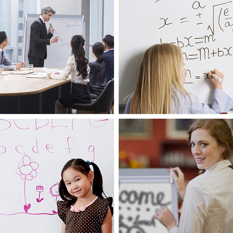 maxtek Easel White Board - Magnetic Tripod Whiteboard Portable Dry Erase Board 36 x 24 inches Flipchart Easel Board Height Adjustable, 3' x 2' Portable White Board - Image 5